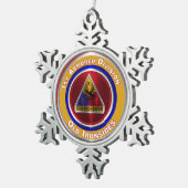 第1装甲分割記念クリスマス スノーフレークピューターオーナメント (右)