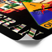 第1装甲師団デザートストーム退役軍人 ポスター (角)