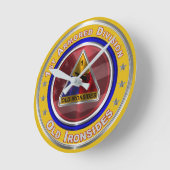 第1装甲師団記念物 ラウンド壁時計 (傾斜)