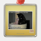 第1規則maのベッドを共有することを行くuなら メタルオーナメント (正面)