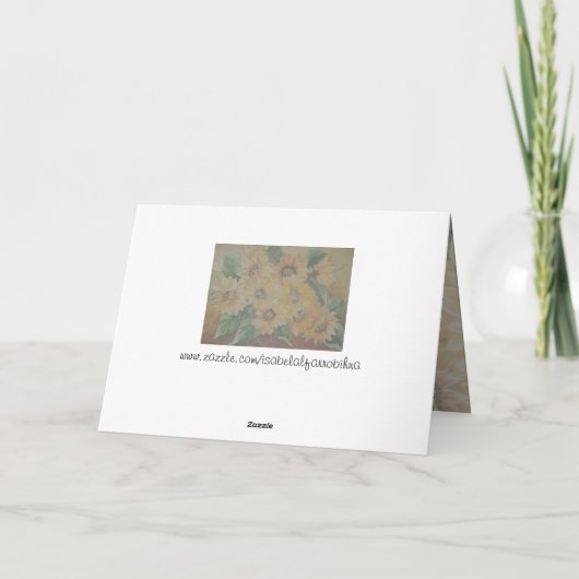 第1記念日カード カード (裏面)