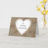 第1記念日カード カード (黄色い花)