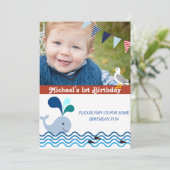 第1誕生会、航海のな招待状 招待状 (スタンド正面)