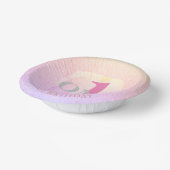 第1誕生日かわいらしピエレガントンク名前をカスタムする第1位 ペーパーボウル (傾斜あり)