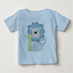 第1誕生日のライオン ベビーTシャツ