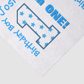 第1誕生日の名前をカスタムするのブルースター数男の子V2A 薄葉紙 (詳細)