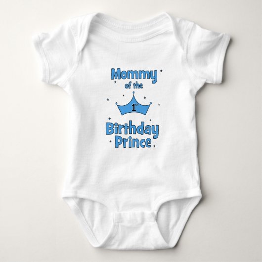 第1誕生日の王子のお母さん! Tシャツ (正面)
