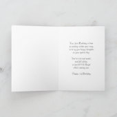 第1誕生日の緑恐竜カード、Babysの第1カード カード (内部)