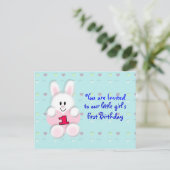 第1誕生日はがき インビテーションポストカード (スタンド正面)