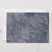 第1誕生日ウッドランドベア冬の水彩 招待状 (裏面)