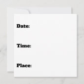 第1誕生日カード ノートカード (裏面)