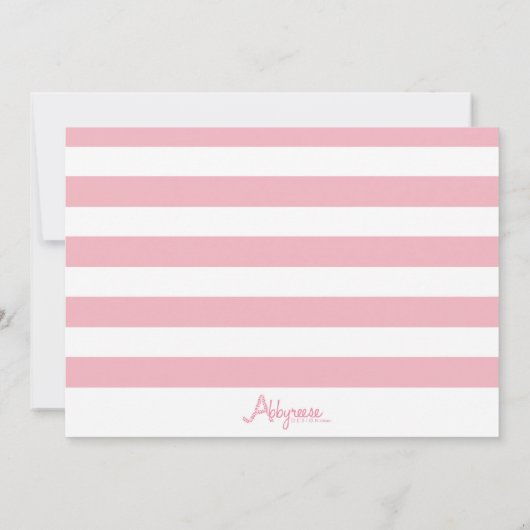 第1誕生日グリッター誕生日招待状 招待状 (裏面)