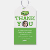 第1誕生日ゴルフフォパーソナライズされたト ギフトタグ (正面)