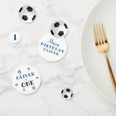 第1誕生日サッカーボールサッカー誕生日パーティー コンフェッティ (グループ)