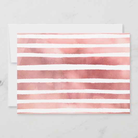 第1誕生日シルバー風船 |ピンクの写真パーティー 招待状 (裏面)