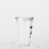 第1誕生日ファーストワングリーンヴィンテージレースカー アクリルタンブラー (右)