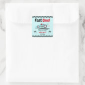 第1誕生日ファーストワンヴィンテージブルーレースカー スクエアシール (バッグ)