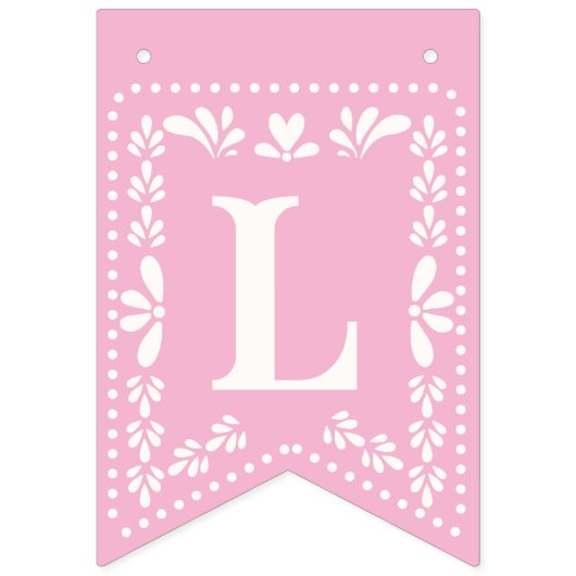 第1誕生日フィエスタパーティーバンティンバナーデコール バンティングフラッグ (第3の旗)