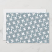 第1誕生日フォイル1くるみ割り雪 招待状 (裏面)