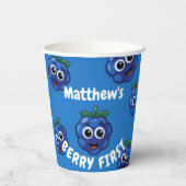 第1誕生日ボーイブルーベリー1st 紙コップ (裏面)