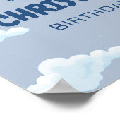 第1誕生日ポスターベアテーマ ポスター (角)