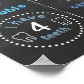 第1誕生日ポスターベビーワイルドワンパーティー標識 ポスター (角)