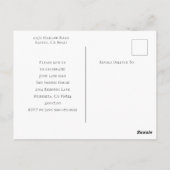 第1誕生日マウンテン招待状フォトポストカード ポストカード (裏面)