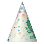 第1誕生日モンスターのパーティーのカスタム パーティーハット (左)