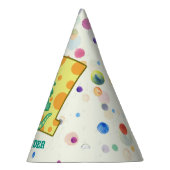 第1誕生日モンスターのパーティーのカスタム パーティーハット (右)