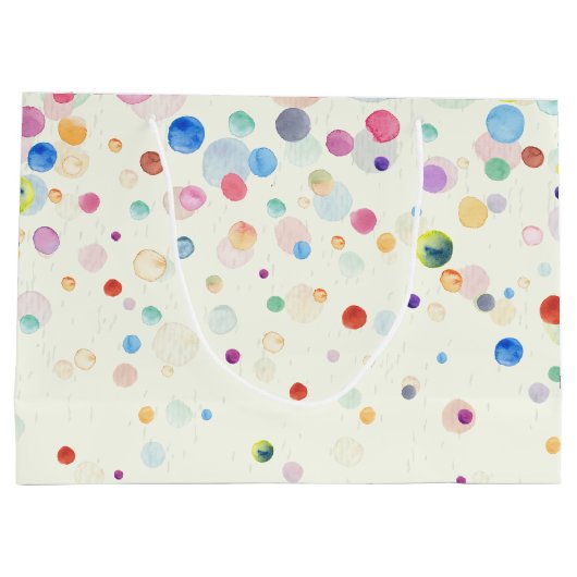 第1誕生日モンスターのパーティー ラージペーパーバッグ (裏面)