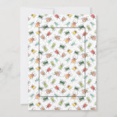 第1誕生日ラブバグ写真招待状 招待状 (裏面)