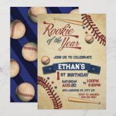 第1誕生日ルーキーオブザイヤー招待状 招待状 (正面/裏面)