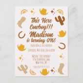 第1誕生日レインボーズロデオスグルーヴィー誕生日 ポストカード (正面)