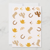 第1誕生日レインボーズロデオスグルーヴィー誕生日 招待状 (裏面)