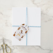 第1誕生日ロデオボーイ1stサンキューカウボーイ ギフトタグ (より糸付き)