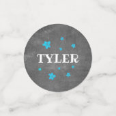 第1誕生日写真誕生日パーティー コンフェッティ (スモール正面)