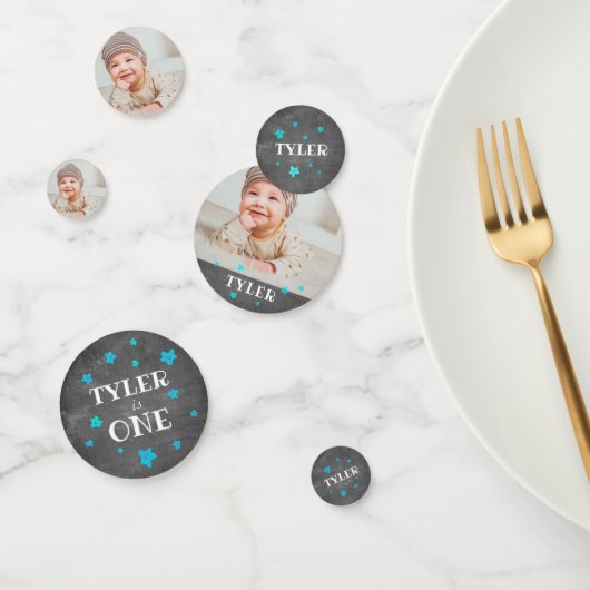 第1誕生日写真誕生日パーティー コンフェッティ (グループ)