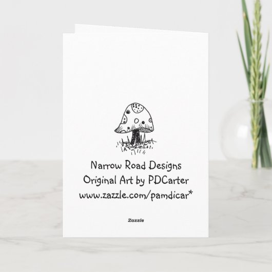 第1誕生日宗教的カード カード (裏面)