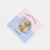 第1誕生日射撃、 発砲星 スタンダードランチョンナプキン (角)