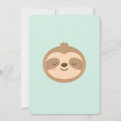 第1誕生日招待状カード – キュートスロッス&ガード 招待状 (裏面)