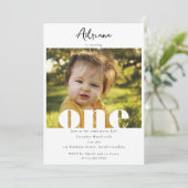 第1誕生日招待状第1フォトスクリプト 招待状 (スタンド正面)