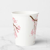 第1誕生日春さくらんぼ花咲きフローラかわいい 紙コップ (右)