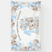 第1誕生日秋エレファントボーイバナー 横断幕 (縦)