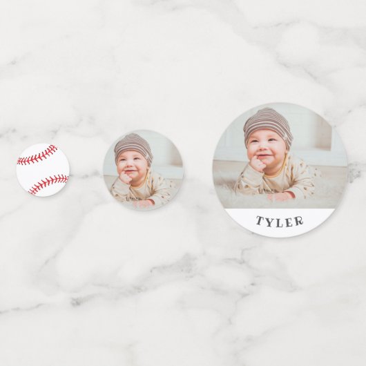 第1誕生日野球誕生日パーティー コンフェッティ (正面)