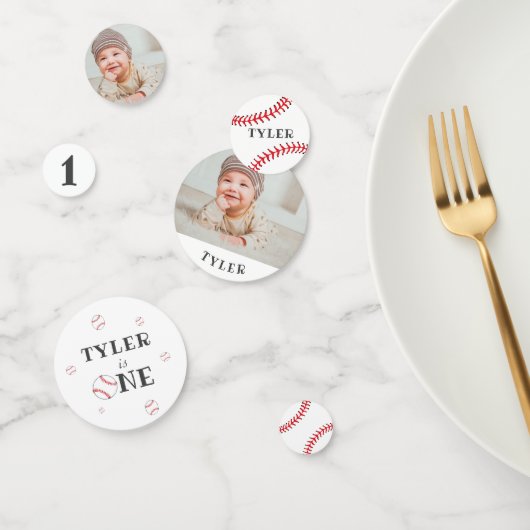 第1誕生日野球誕生日パーティー コンフェッティ (グループ)