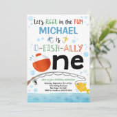 第1誕生日魚釣りパーティの招待状 招待状 (スタンド正面)