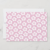 第1誕生日1アロハトロピカルフォトパーティー招待状 招待状 (裏面)