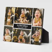 第1誕生日6枚コラージュ フォトプラーク (側面)