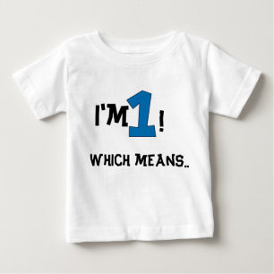 第1誕生日 ベビーTシャツ