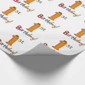 第1誕生日! ラッピングペーパー (角)